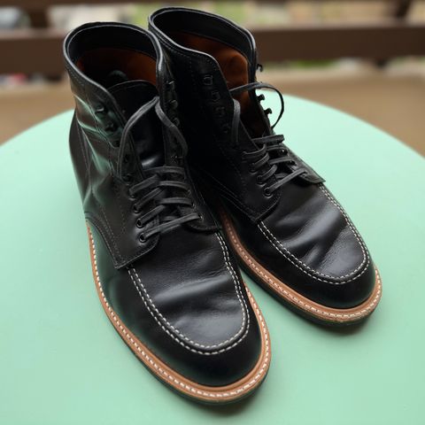 Alden Indy Boot in Black Calfskin