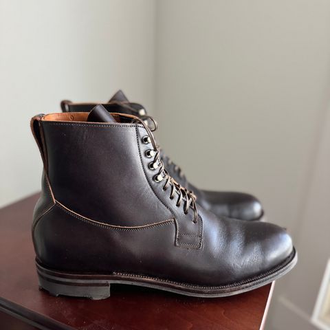 Viberg Country Boot in Horween Brown Wooly Chromexcel