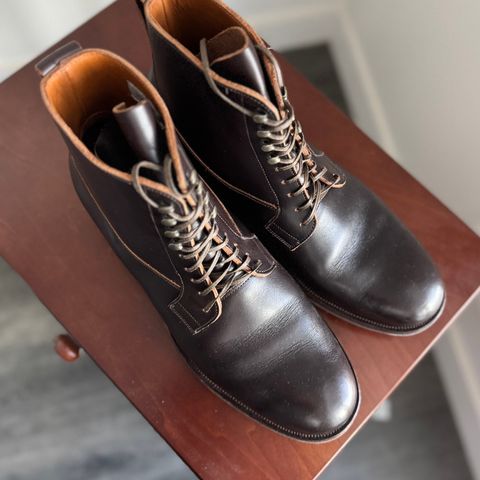 Viberg Country Boot in Horween Brown Wooly Chromexcel