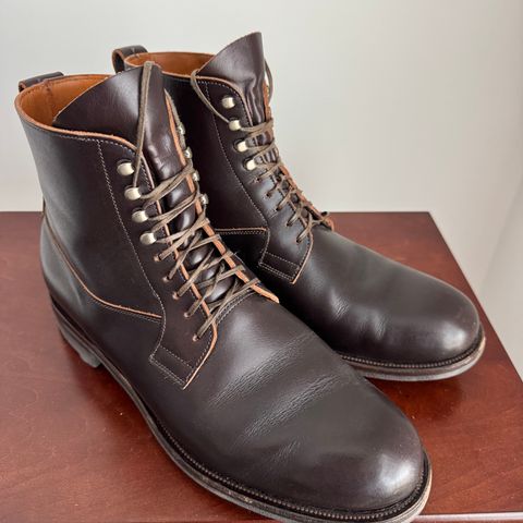 Viberg Country Boot in Horween Brown Wooly Chromexcel