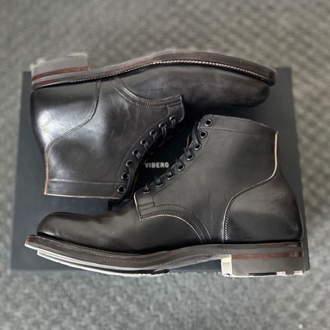 Viberg Service Boot in Maryam Nero Horsebutt