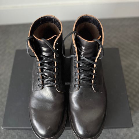 Viberg Service Boot in Maryam Nero Horsebutt