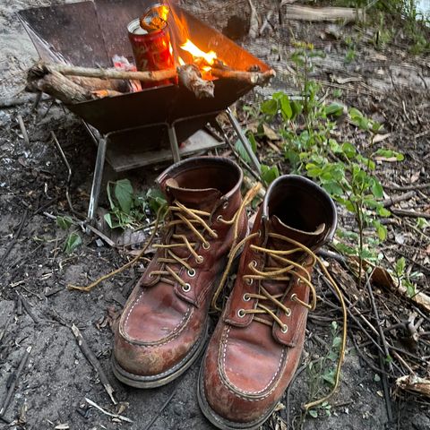 View photo of Red Wing 875 Classic moc in Oil Tan Leather