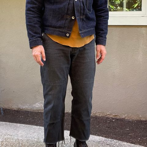 Rolling Dub Trio Griffin 8.5" Plain Toe Boots in Hand Dyed Black Italian Horsebutt