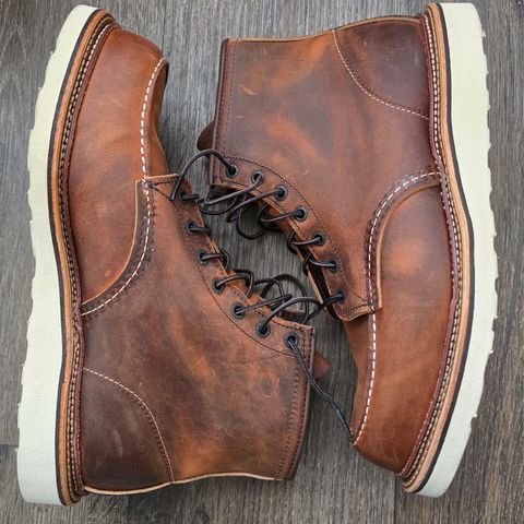 Red Wing 6-Inch Classic Moc in S.B. Foot Copper Rough and Tough