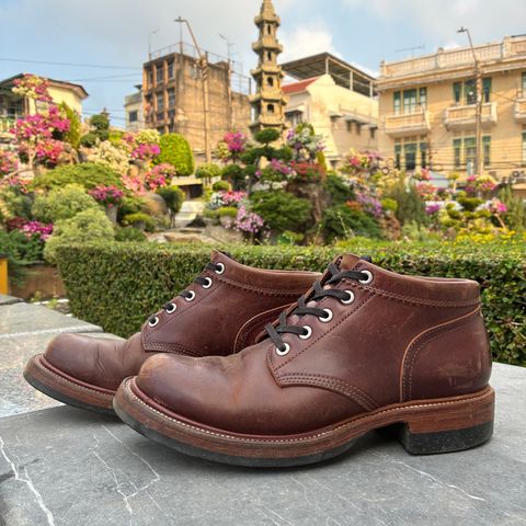 Quan Shoemaker Custom Model in Maryam Burgandy TPR