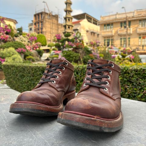 Quan Shoemaker Custom Model in Maryam Burgandy TPR