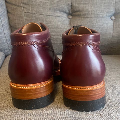 Quan Shoemaker Custom Model in Maryam Burgandy TPR