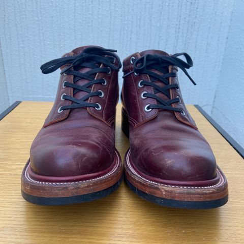 Quan Shoemaker Custom Model in Maryam Burgandy TPR