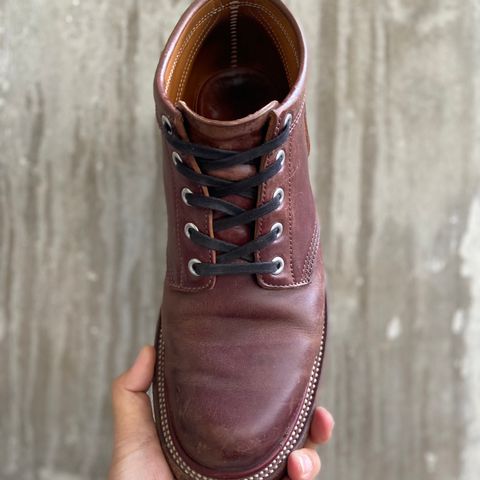 Quan Shoemaker Custom Model in Maryam Burgandy TPR