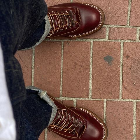 White's 350 Cutter in Horween Color 8 Chromexcel