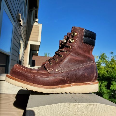 Grant Stone Field Boot in C.F. Stead Dark Burgundy Classic Kudu