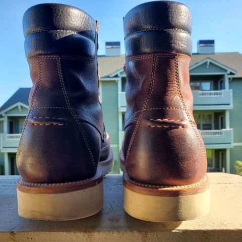Grant Stone Field Boot in C.F. Stead Dark Burgundy Classic Kudu