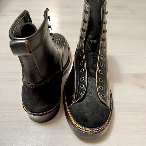 Jakkrabbits 7-Inch Tamarin Boots in Shinki Black Teacore Horsebutt