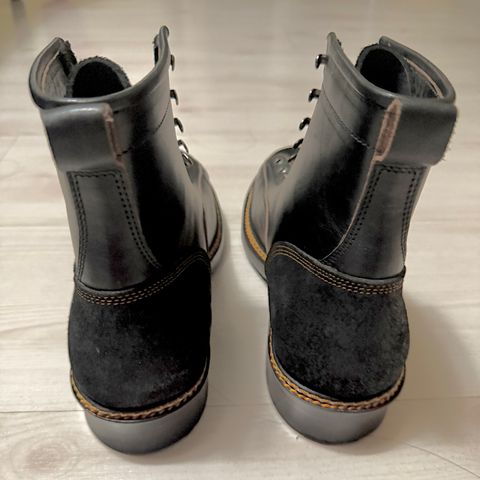 Jakkrabbits 7-Inch Tamarin Boots in Shinki Black Teacore Horsebutt