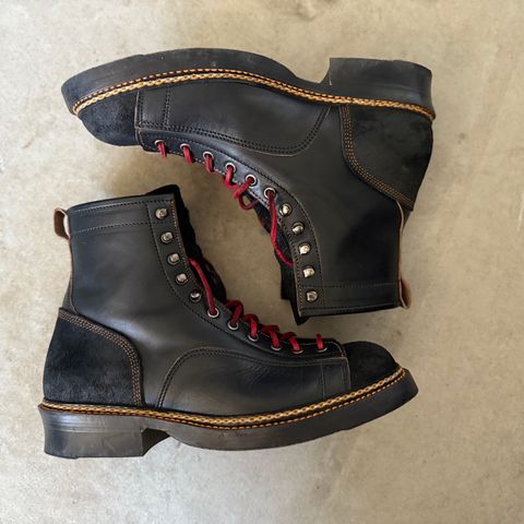 Jakkrabbits 7-Inch Tamarin Boots in Shinki Black Teacore Horsebutt