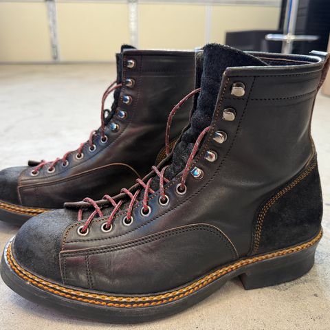 Jakkrabbits 7-Inch Tamarin Boots in Shinki Black Teacore Horsebutt