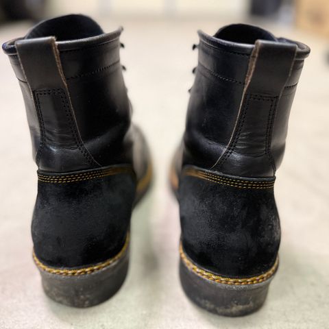Jakkrabbits 7-Inch Tamarin Boots in Shinki Black Teacore Horsebutt