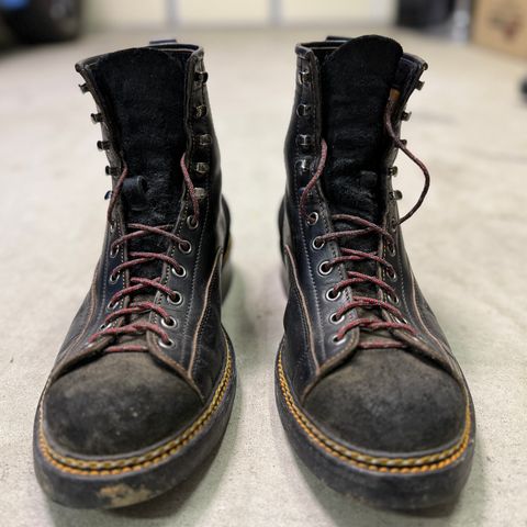 Jakkrabbits 7-Inch Tamarin Boots in Shinki Black Teacore Horsebutt