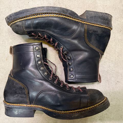 Jakkrabbits 7-Inch Tamarin Boots in Shinki Black Teacore Horsebutt