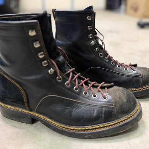 Jakkrabbits 7-Inch Tamarin Boots in Shinki Black Teacore Horsebutt