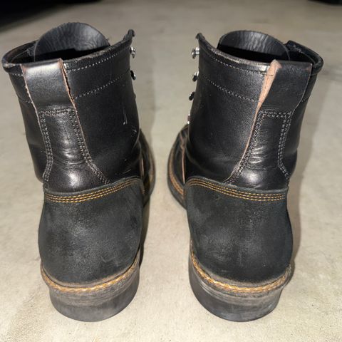 Jakkrabbits 7-Inch Tamarin Boots in Shinki Black Teacore Horsebutt