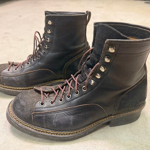 Jakkrabbits 7-Inch Tamarin Boots in Shinki Black Teacore Horsebutt