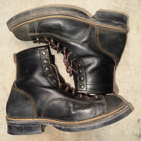 Jakkrabbits 7-Inch Tamarin Boots in Shinki Black Teacore Horsebutt