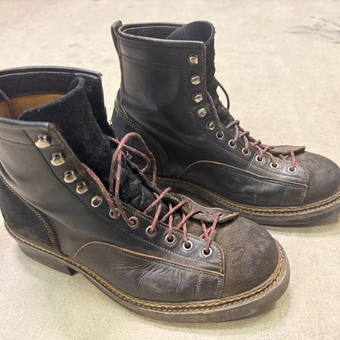 Jakkrabbits 7-Inch Tamarin Boots in Shinki Black Teacore Horsebutt