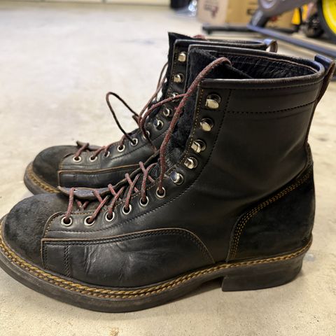 Jakkrabbits 7-Inch Tamarin Boots in Shinki Black Teacore Horsebutt