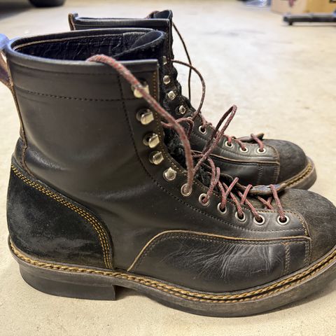 Jakkrabbits 7-Inch Tamarin Boots in Shinki Black Teacore Horsebutt