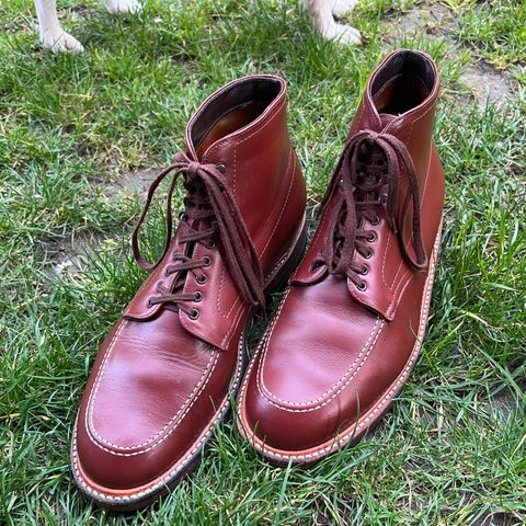 View photo of Alden Indy Boot in Brown Calfskin