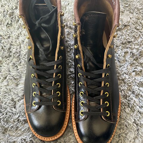 John Lofgren Monkey Boots in Shinki Hikaku Horsebutt Black Teacore