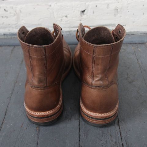 Oak Street Bootmakers Cap-Toe Trench Boot in Horween Natural Chromexcel