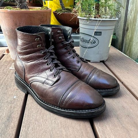 Thursday Captain in Old English Hand-Finished Full Grain