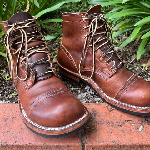 Nicks Americana in Wickett & Craig Buck Brown Double Stuffed
