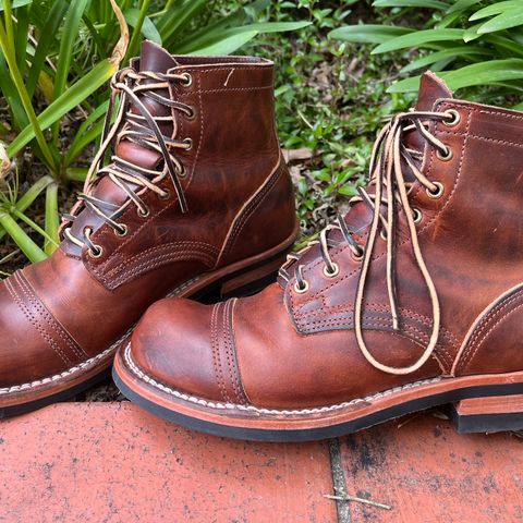 Nicks Americana in Wickett & Craig Buck Brown Double Stuffed