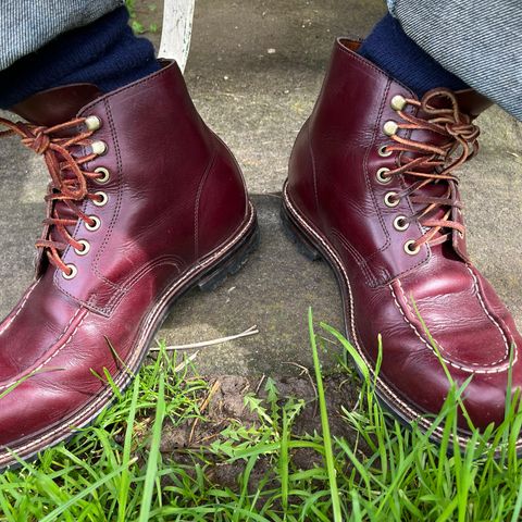 Grant Stone Brass Boot in Horween Color 8 Chromexcel