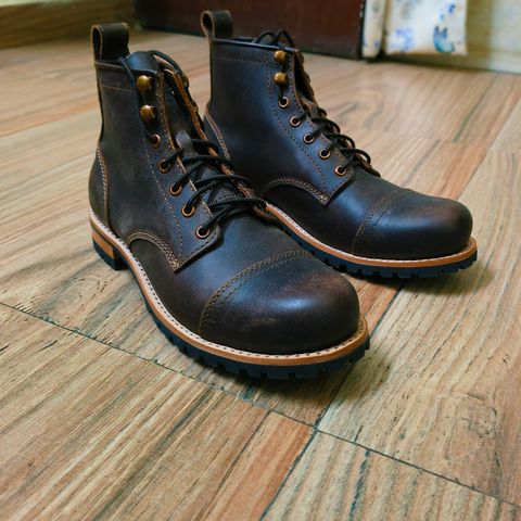 Craft & Glory 6" Ranger Boots in Full Grain Bufallo Oiled Leather
