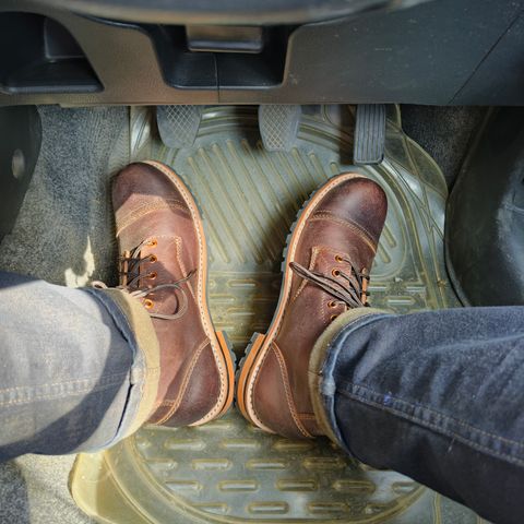 Craft & Glory 6" Ranger Boots in Full Grain Bufallo Oiled Leather