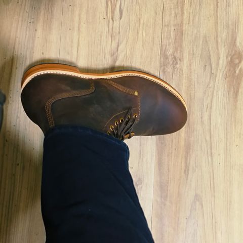 Craft & Glory 1943 Service Boots in Full Grain Waxed Water Buffalo