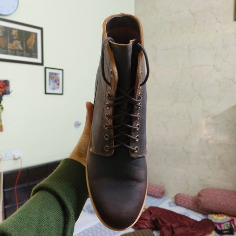 Craft & Glory 1943 Service Boots in Full Grain Waxed Water Buffalo