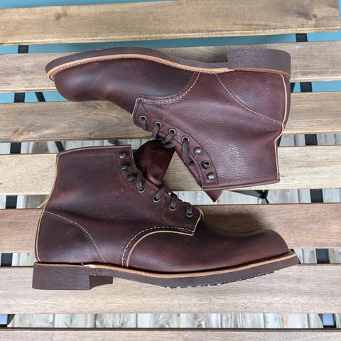 Red Wing Blacksmith in S.B. Foot Briar Oil Slick