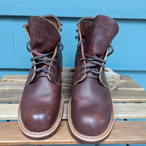 Red Wing Blacksmith in S.B. Foot Briar Oil Slick