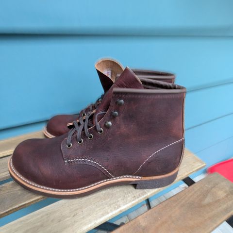 Red Wing Blacksmith in S.B. Foot Briar Oil Slick