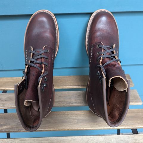 Red Wing Blacksmith in S.B. Foot Briar Oil Slick