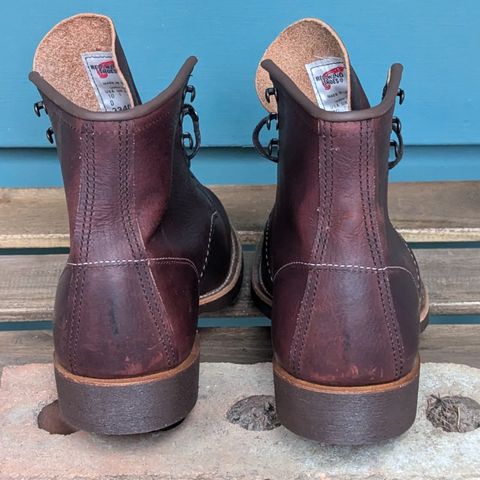 Red Wing Blacksmith in S.B. Foot Briar Oil Slick