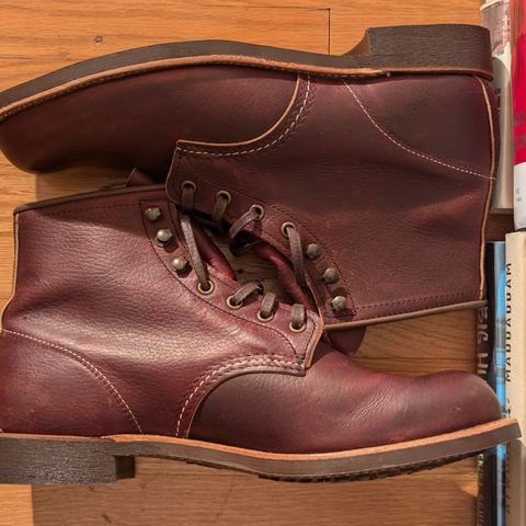 Red Wing Blacksmith in S.B. Foot Briar Oil Slick