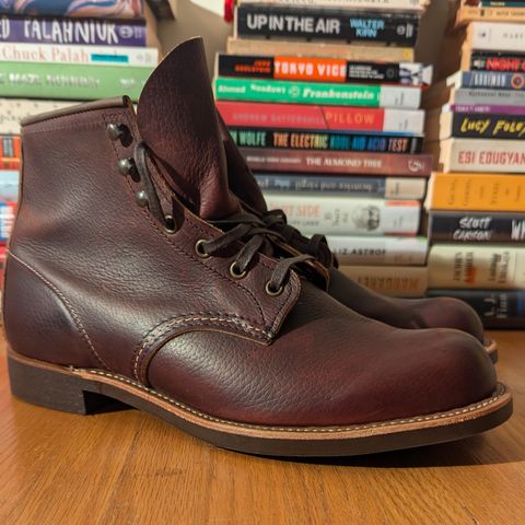 Red Wing Blacksmith in S.B. Foot Briar Oil Slick