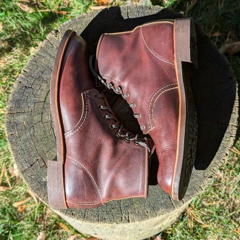Red Wing Blacksmith in S.B. Foot Briar Oil Slick